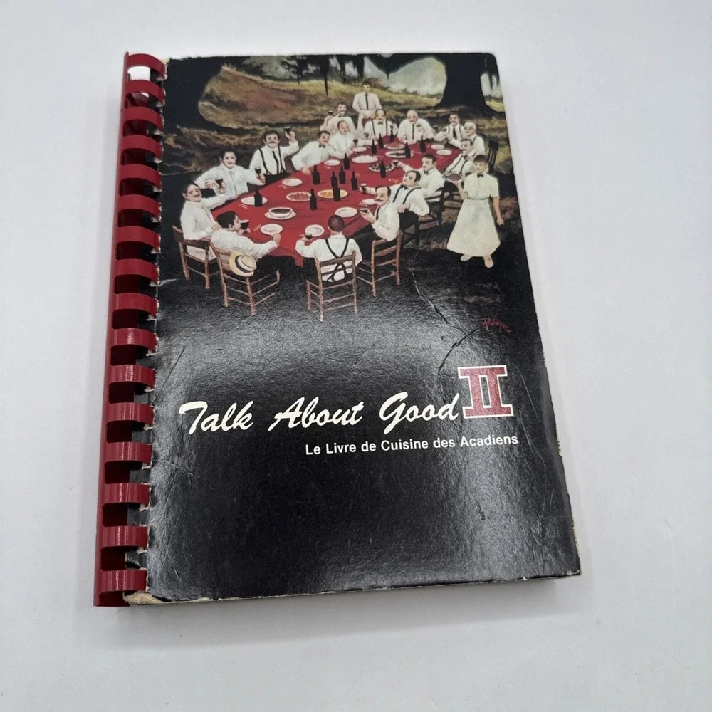 Vintage Talk About Good Cajun Cookbook Junior League Lafayette LA 1980
